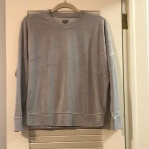 Aerie gray terry cloth feel sweatshirt